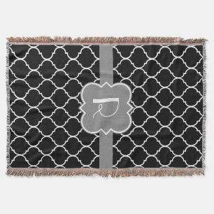 Quatrefoil mit Monogramm Decke