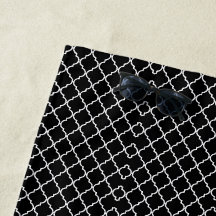 Quatrefoil Muster-Badetuch