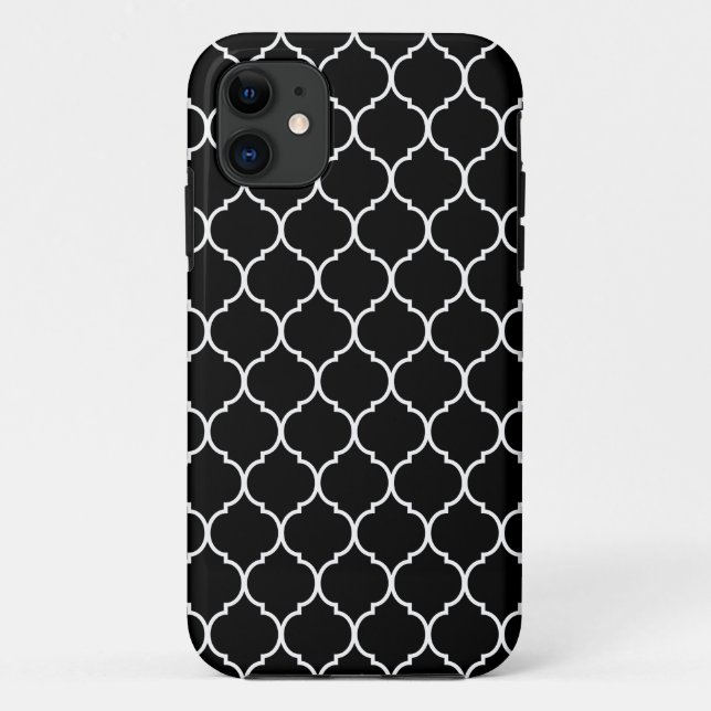Quatrefoil Muster Case-Mate iPhone Hülle (Rückseite)