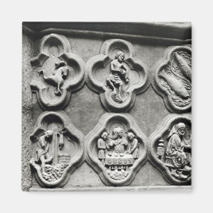 Quatrefoils mit den Zeichen des Tierkreises Magnet