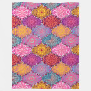 Quatrefolie Fleecedecke
