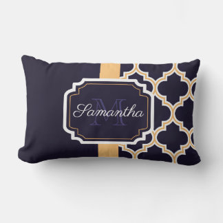 Quatrefolienmuster Lendenkissen