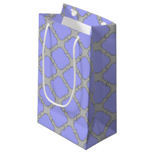 Quatrefolienzwinkle und Grau Kleine Geschenktüte