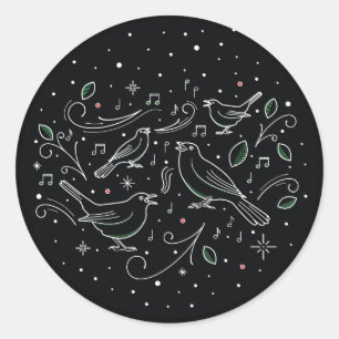 QUATRIÈME JOUR DE NOËL / Autocollants de Noël