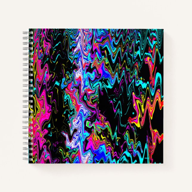 Quatsch psychedelische Momente...... Notizbuch (Vorderseite)
