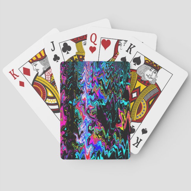 Quatsch psychedelische Momente...... Spielkarten (Rückseite)