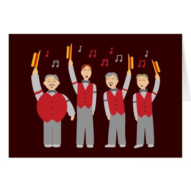 Quatuor classique Barbershop (Devant horizontal)