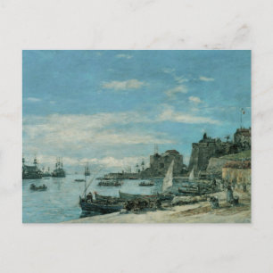 Quay in Villefranche, 1892 Postkarte