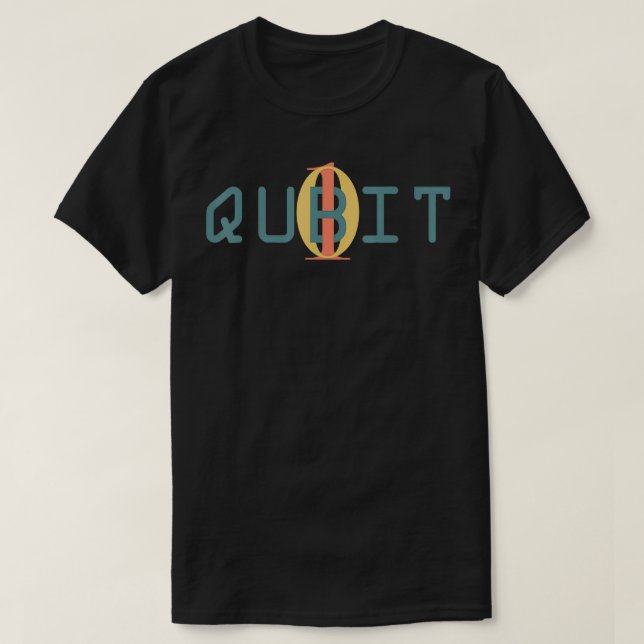 Qubit Quantum Entanglement Quantum Computing Physi T-Shirt (Design vorne)
