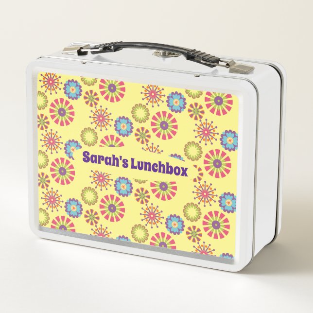 Que 70 Design Métal Lunchbox (Dos)