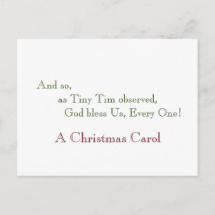 Que Dieu Nous Bénisse, Chacun ! Carte postale