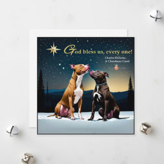 Que Dieu Nous Bénisse, Chaque Carte De Noël Pit Bu