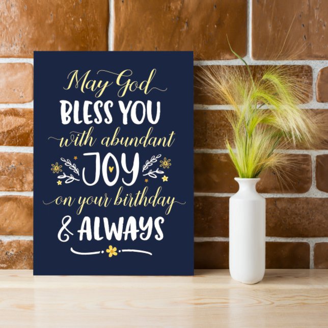 Que Dieu vous bénisse avec joie à l'occasion de vo (Créateur téléchargé)