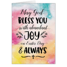 Que Dieu vous bénisse avec joie à Pâques
