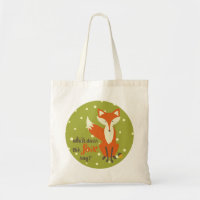 Que dit le Fox | Sac fourre-tout en toile