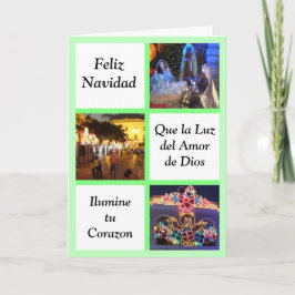 Que la Luz Del Amor de Dios Ilumine tu corazon Feiertagskarte
