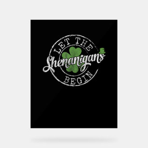 Que Les Shenanigans Commencent À Drôle Clovers St 