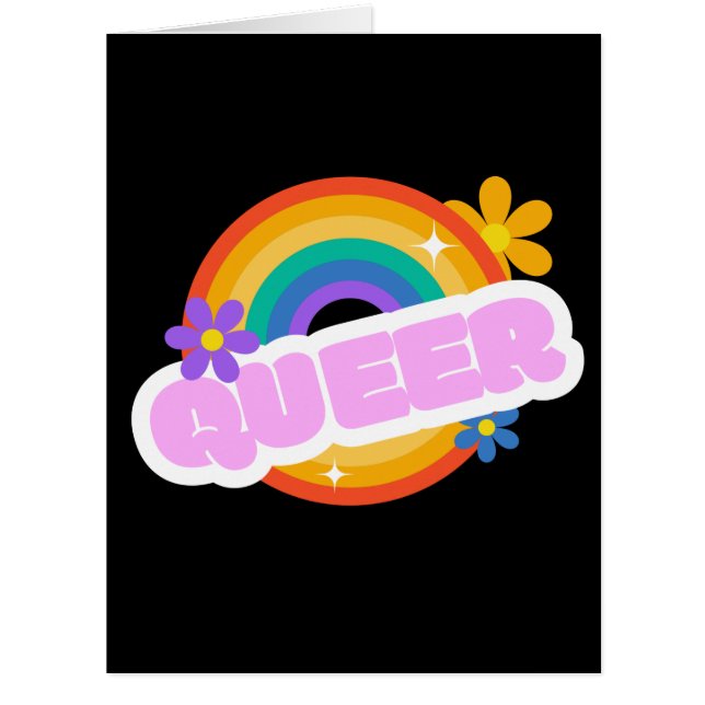 Que. LGBT+Pride-Karte (Vorderseite)