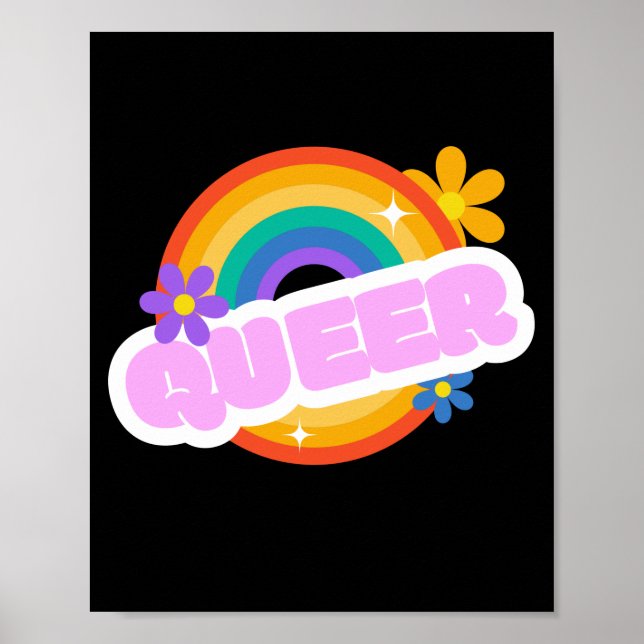 Que. LGBT+Stolz. Poster (Vorne)