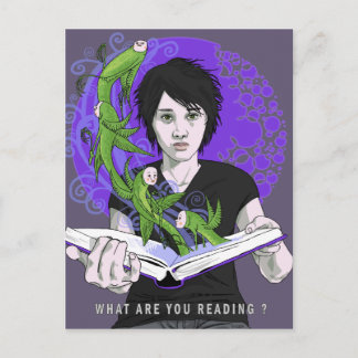 Que lisez-Vous Carte Postale