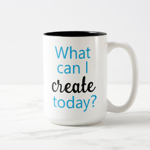 Que Puis-Je Créer Aujourd'Hui ? Café Mug