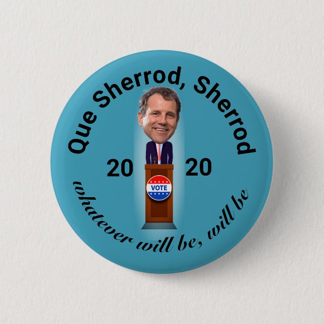 Que Sherrod, Sherrod Button (Vorderseite)