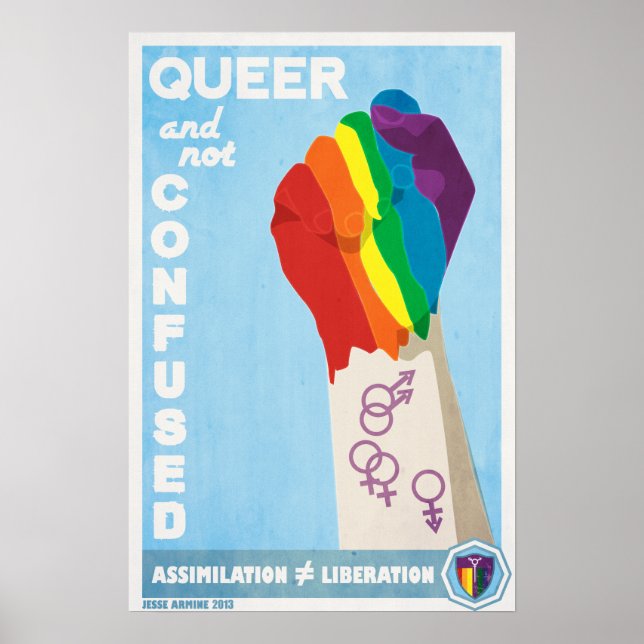 Que und nicht verwechselt poster (Vorne)
