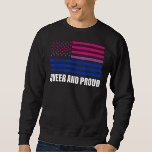 Que und stolz sind einige Leute beiläufig überwund Sweatshirt