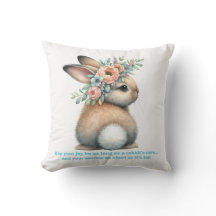 Que votre joie soit aussi longue que le coussin d'