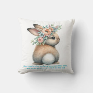 Que votre joie soit aussi longue que le coussin d'