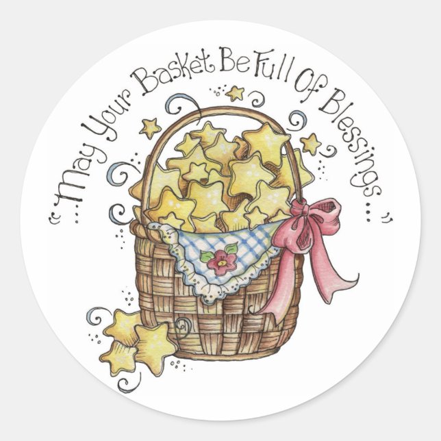 Que votre panier soit plein de sticker de bénédict (Devant)