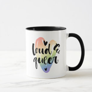 Que  Wasserfarbenherz Tasse