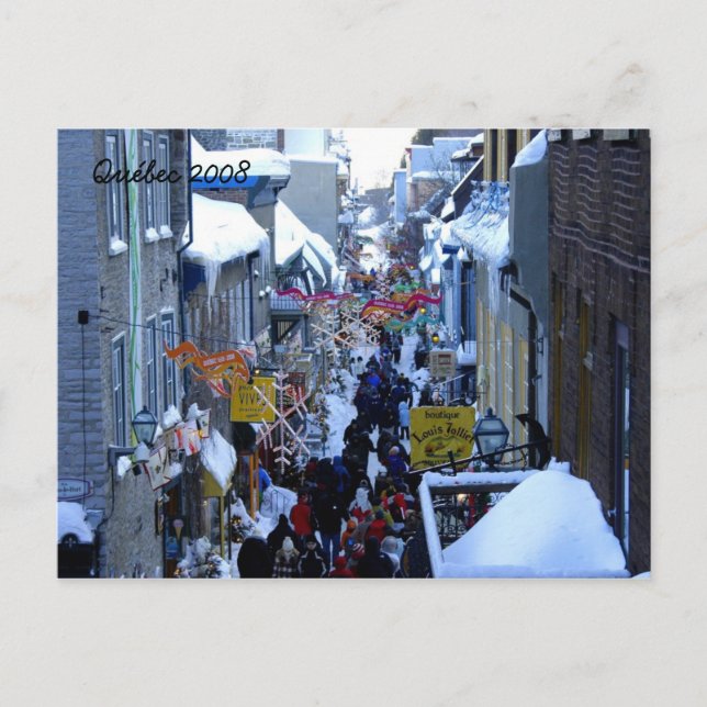 Quebec 2008 postkarte (Vorderseite)