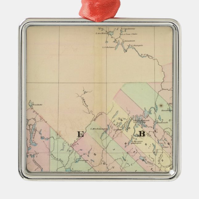 Quebec 3 silbernes ornament (Vorne)