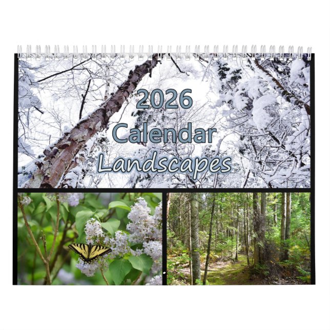 Quebec Canada Landscapes Seasonal Calendar Kalender (Titelbild)