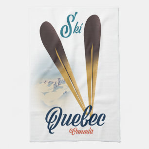 Quebec Canada Skipster Geschirrtuch