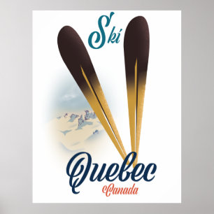 Quebec Canada Skipster Poster