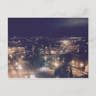 Quebec City at Night Postkarte