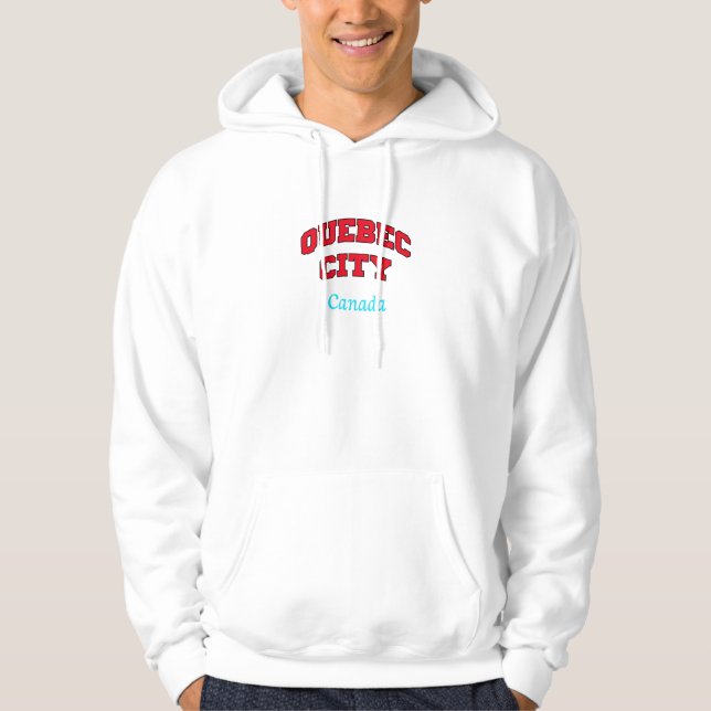 Quebec City Canada Hoodie (Vorderseite)