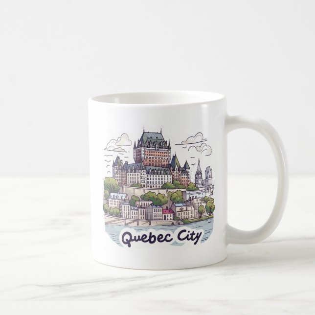 Quebec City Canada Kaffeetasse (Rechts)