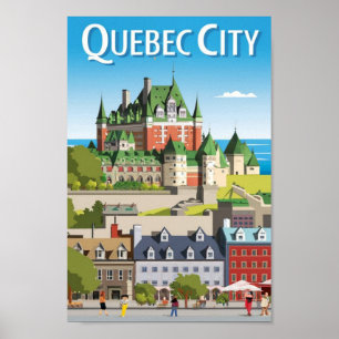 Quebec City Canada Poster