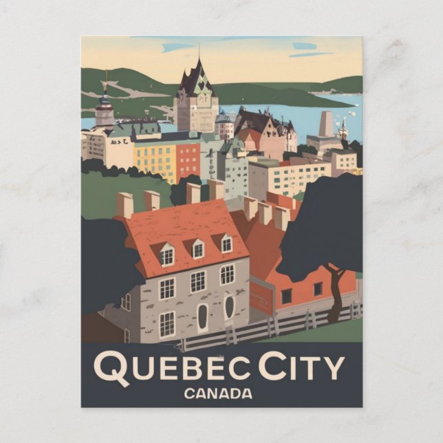 Quebec City Canada Postkarte (Vorderseite)