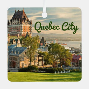 Quebec City Canada stilisiert Ornament Aus Metall