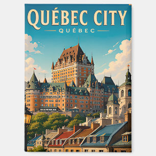 🏰 Quebec City Chateau Frontenac Magnet
