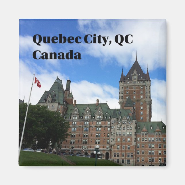 Quebec City - Chateau Frontenac Touristenmagnet Magnet (Vorne)