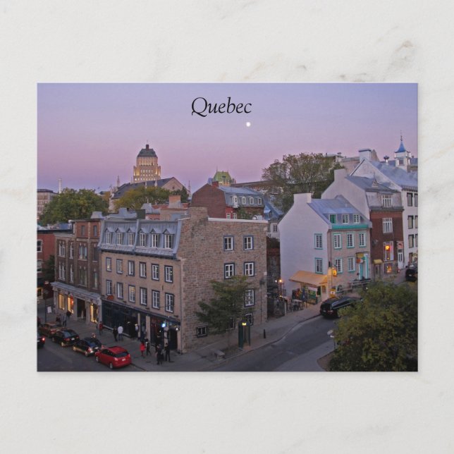 Quebec City Postcard Postkarte (Vorderseite)