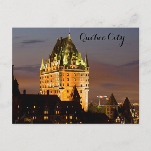 QUEBEC CITY POSTCARD POSTKARTE (Vorderseite)
