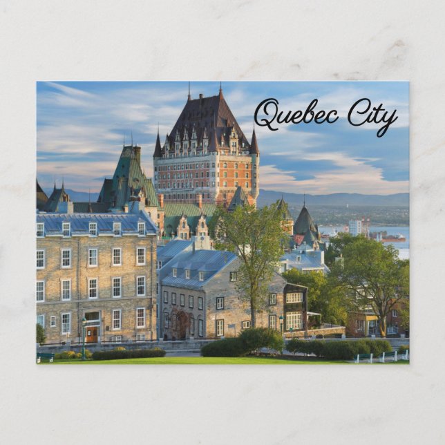 QUEBEC CITY POSTCARD POSTKARTE (Vorderseite)