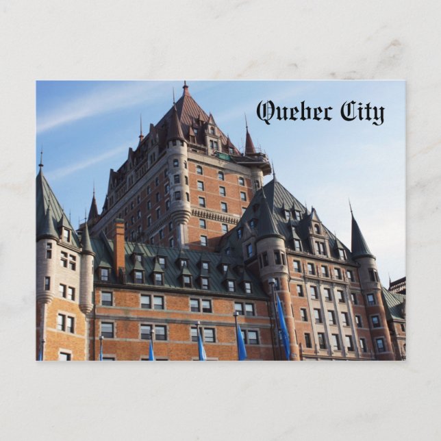 Québec City Postcard Postkarte (Vorderseite)