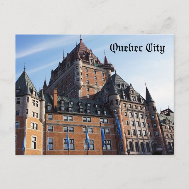 Québec City Postcard Postkarte (Vorderseite)